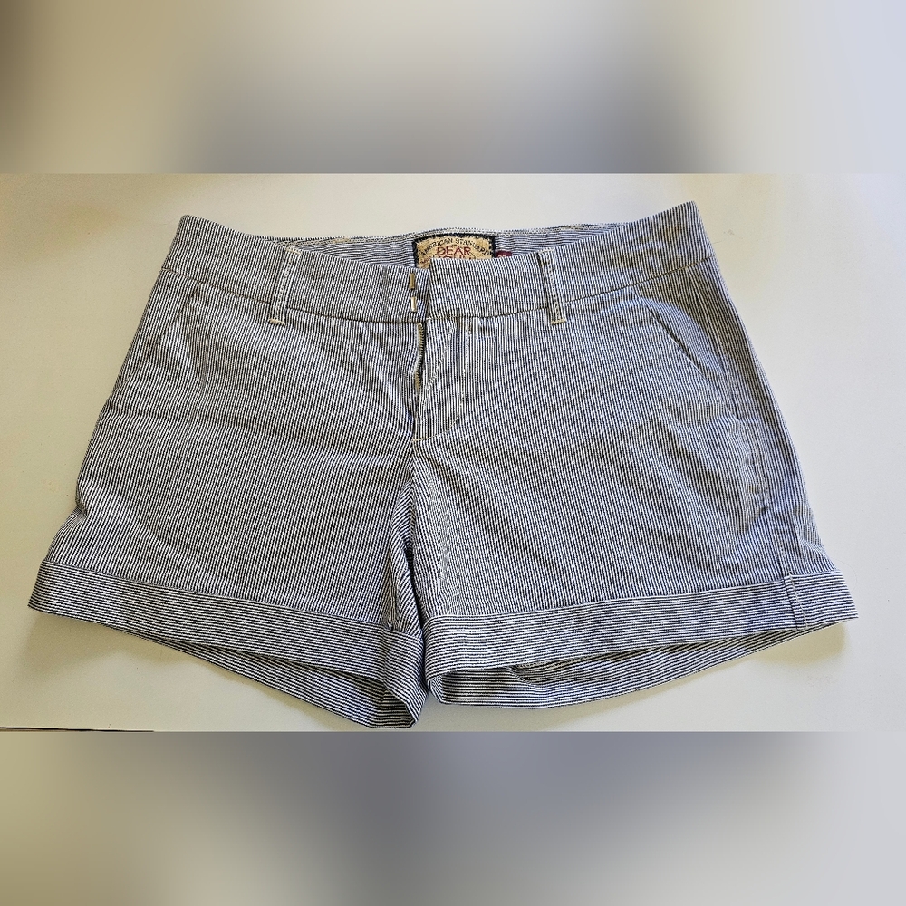 Dear John Denim Shorts Blue and White Stripes size 29